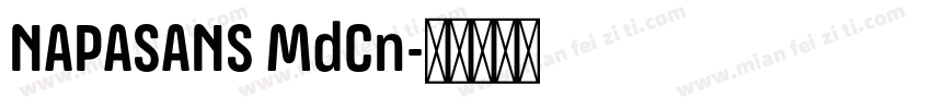 NAPASANS MdCn字体转换